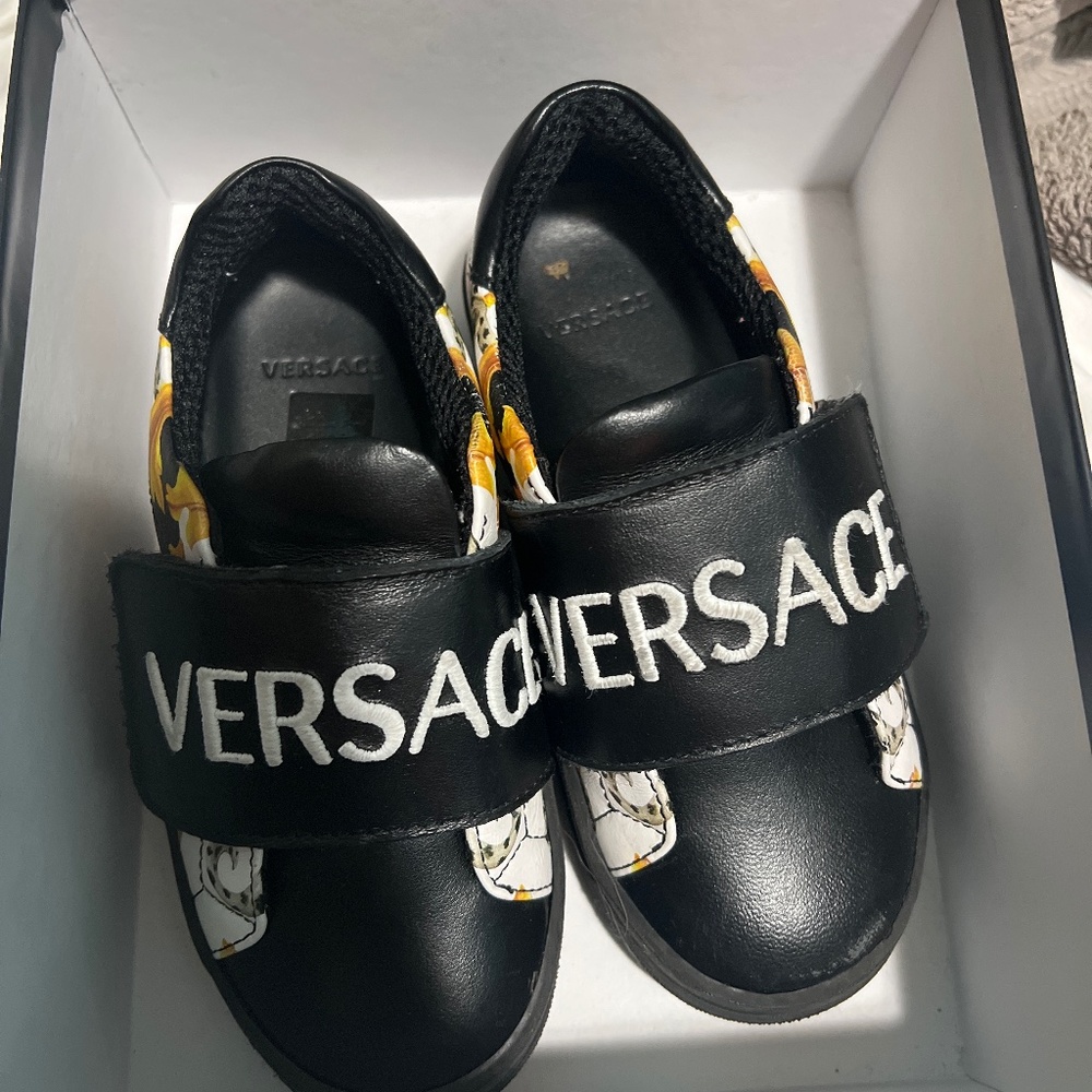 Versace sneakers and headband 100% authentic